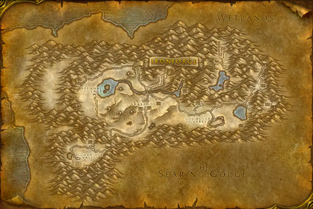 Zone map Dun Morogh: Brewfest! – markers: Turn in