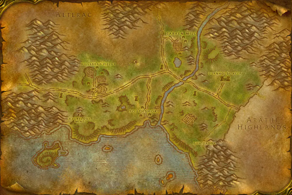 Zone map Hillsbrad Foothills: Soothing Turtle Bisque – markers: Accept, Turn in
