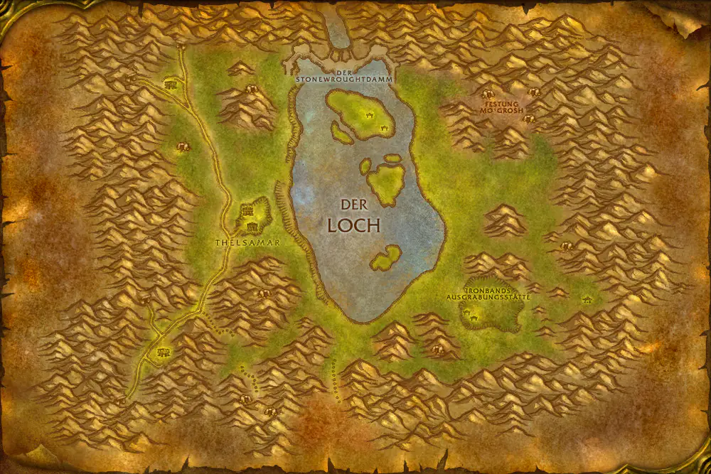 Gebietskarte Loch Modan: Endlich! – Markierungen: Abgeben